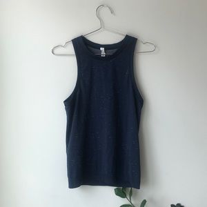 Blue Lululemon tank
